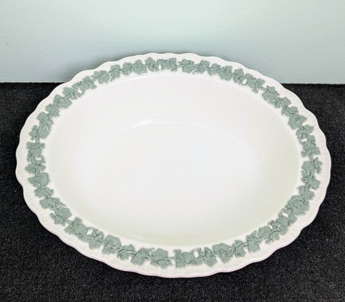Vintage 1940-74 Wedgwood von Etrurien & Barlaston Queen's Ware ovale Gemüseschüssel, 9,6" - Bild 2 von 8