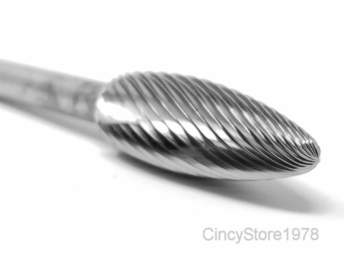 SH5S Flame Shape Tungsten Carbide Burr 