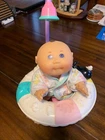 Vintage 1995 Cabbage Patch Doll with Hard Plastic Floating Ring