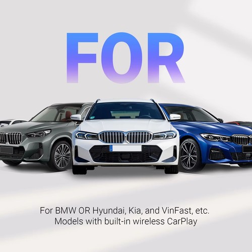 Ottocast i3 pour BMW AI BOX Lecteur Multimédia Carplay 4+64G avec Youtube Netflix TK - Photo 5 sur 15