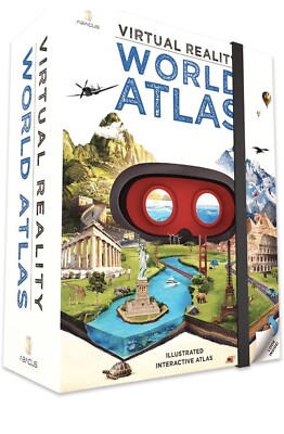 Virtual Reality World Atlas - Interactive VR Atlas and STEM Learning Set