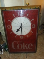 Coke clock sign -3D effect-