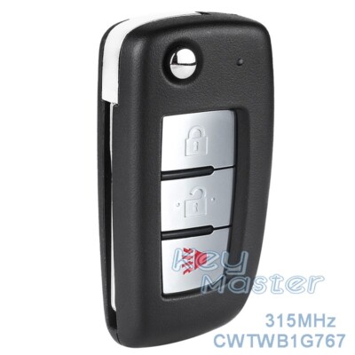 CWTWB1G767 for Nissan X-Trail Rogue S 2014-2021 Keyless Flip Remote Key Fob
