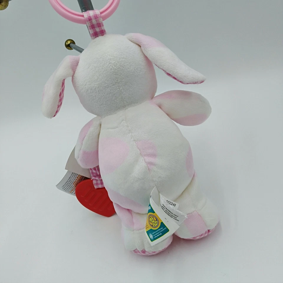 Etiqueta Kids Preferred Pink Puppy Dog Plush Animal Rattle Buddies 47612 2009 - Imagem 4 de 4