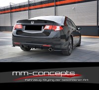 CUP Diffusor Ansatz Schwarz FüR Honda Accord MK8 Heckansatz HeckschüRze ABE ABS