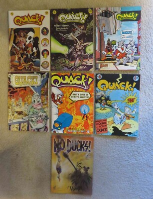 Quack #1 (Star*Reach July 1976) #1 - 6 & No Ducks #2 FIRST PRINTS