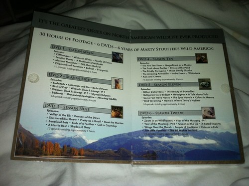 Marty Stouffer's Wild America Seasons 7-12 Collector's Hunting 6 DISC Set DVD's - Picture 2 of 6
