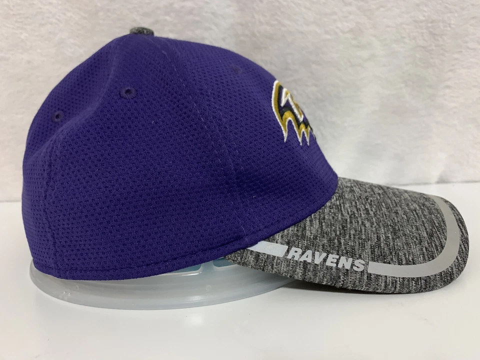 Baltimore Ravens New Era NFL  39THIRTY Flex Hat Cap Size Small/medium Purple - Image 2 of 4