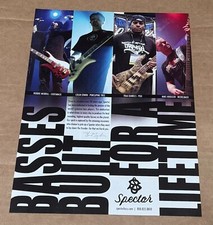 Spector Bass Guitars - Merrill / Edwin / Traa Daniels / Kroeger - 2007 Print Ad