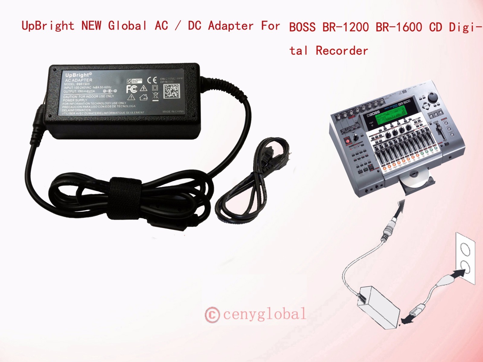 TOP CHARGEUR * Netzteil Netzadapter Ladekabel Ladegerät 12V Für Roland TOP CHARGEUR * Netzteil Netzadapter Ladekabel Ladegerät 12V Für Roland