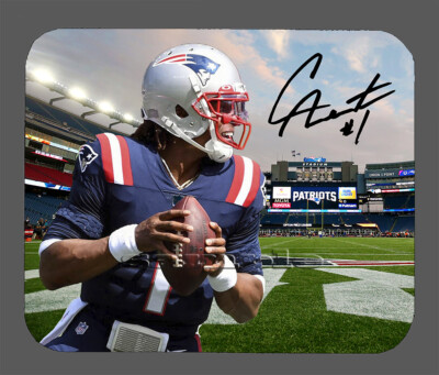 Cam Newton New England Patriots Facsimile Autographed Mouse Pad Item#7682
