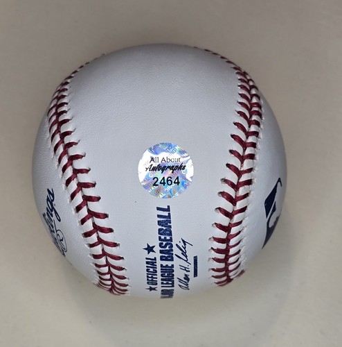 Ken Macha Brewers Athletics Autogramm signed OML Baseball, mit AAA COA - Bild 2 von 3
