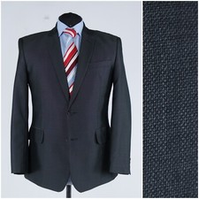 Mens Slim Blazer 42S UK Size DARMEN Grey Sport Coat Jacket