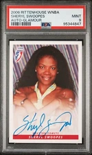 2006 RITTENHOUSE WNBA AUTOGRAPH SHERYL SWOOPES GLAMOUR PSA 9