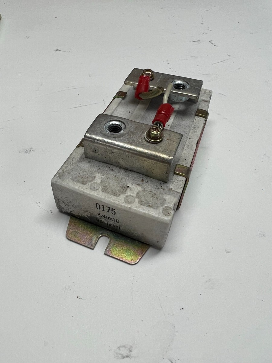 Fanuc Iwaki Resistor Rectifier 0175 2.4 Mohm Mega Ohm Servo Spindle Drive  Base