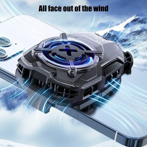 Semiconductor Technology Phone Cooling Back Clip Fast Cool Down With LED Display - Afbeelding 7 van 8