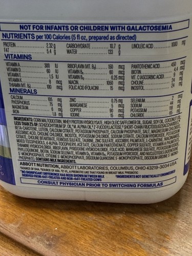 (4 PACK) Similac 20.1oz Pro-Total Comfort Infant Formula Powder EXPJULY2025 R55 - Picture 3 of 3