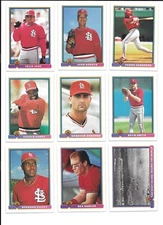 1991 Bowman Baseball Trading Cards / You Choose #s 401 - 600 / mb42