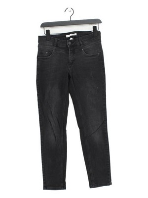Oui Damen Jeans UK 10 schwarz 100% andere Skinny