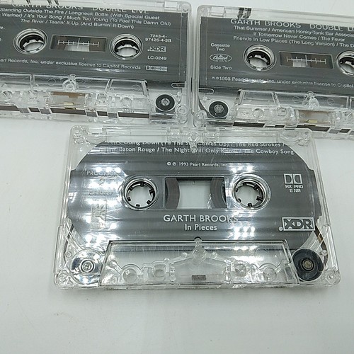 Double Live Garth Brooks Cassette 1998 2 Tape Set Capitol Nashville & In Pieces - Picture 17 of 17