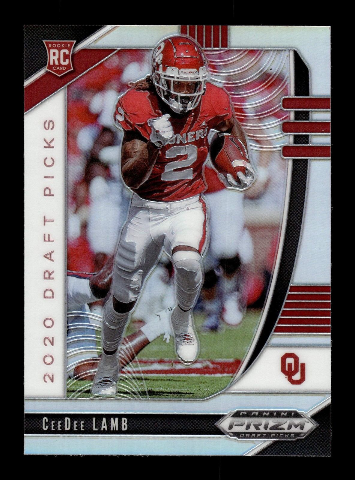 2020 Panini Prizm Draft Picks #104 CeeDee Lamb Prizms Silver Rookie RC