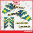 Suzuki LT250R Quadracer Decals Replica Full Set Graphics Sticker 85-92 Model