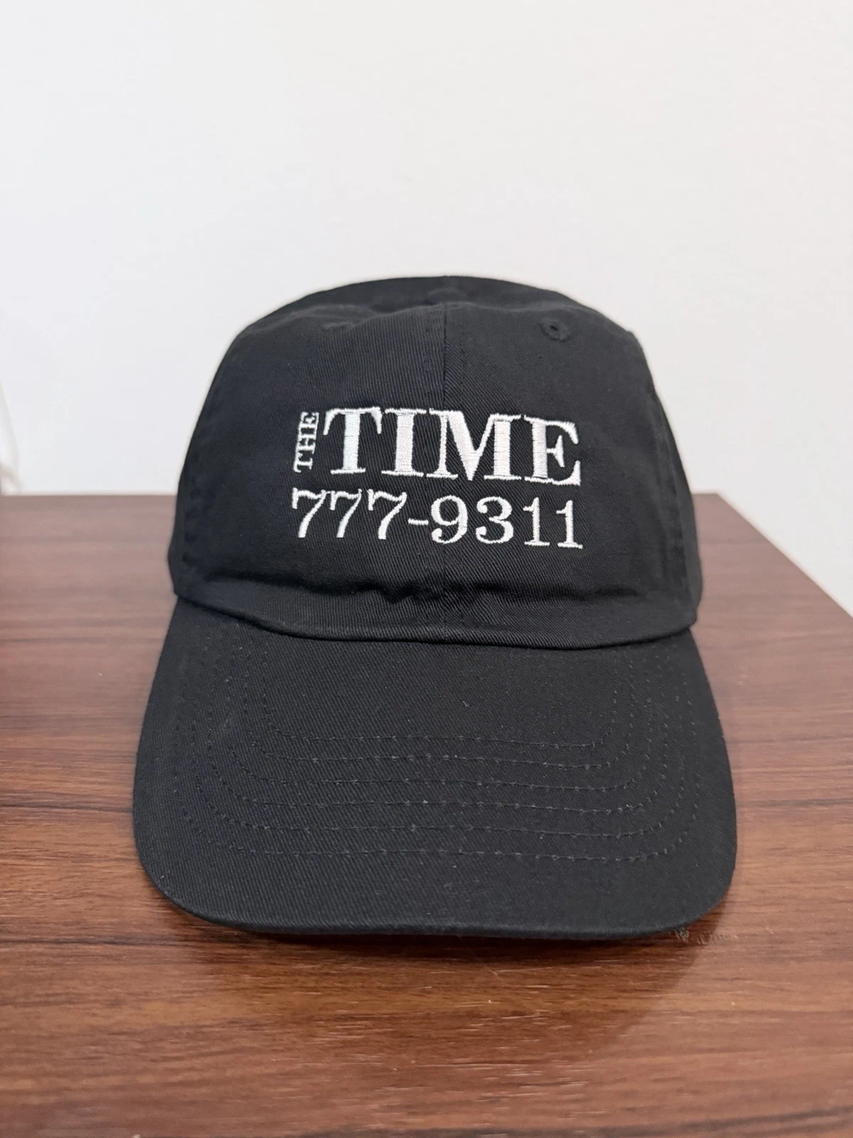 Prince / The Time “777-9311” Embroidered Black Strap back Dad Hat Funk Band
