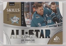 2019-20 SP Game Used All-Star Skills Relic Blends 7/15 Joe Pavelski Patch 3vx
