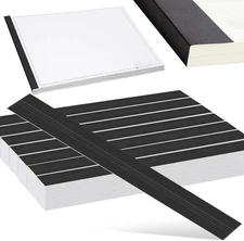 Estunet 1000 Black Blueprint Binding Strips 3"x24" for Architectural Drawings