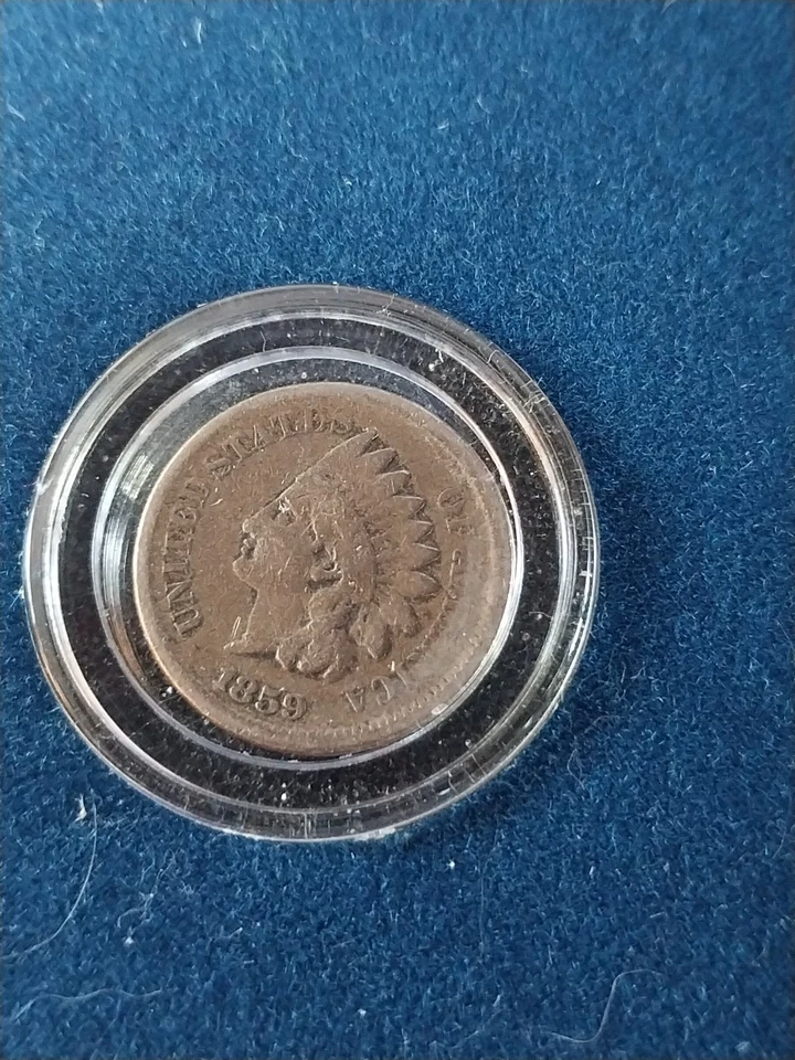 First Year of Issue 1859 Indian Head Cent collector's box - Image 4 of 4