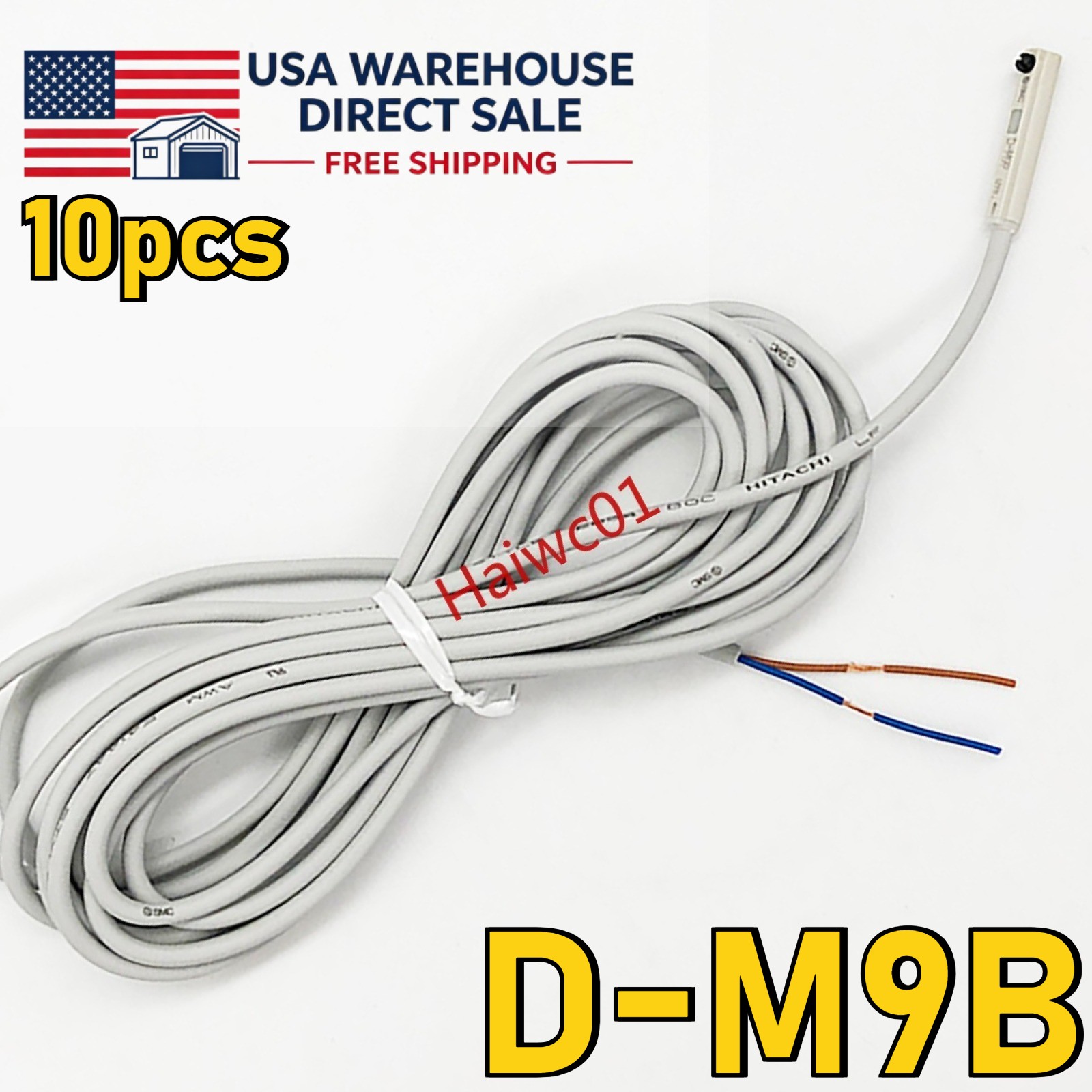 SMC D-M9B 10PCS New SMC D-M9B DM9B Auto Switch Sensor Free Shipping USA