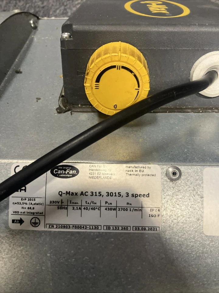 Q Max Acoustic Fan 12" - Image 2 of 2