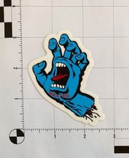 Santa Cruz Skateboards Skateboard Sticker Screaming Hand Logo 3"