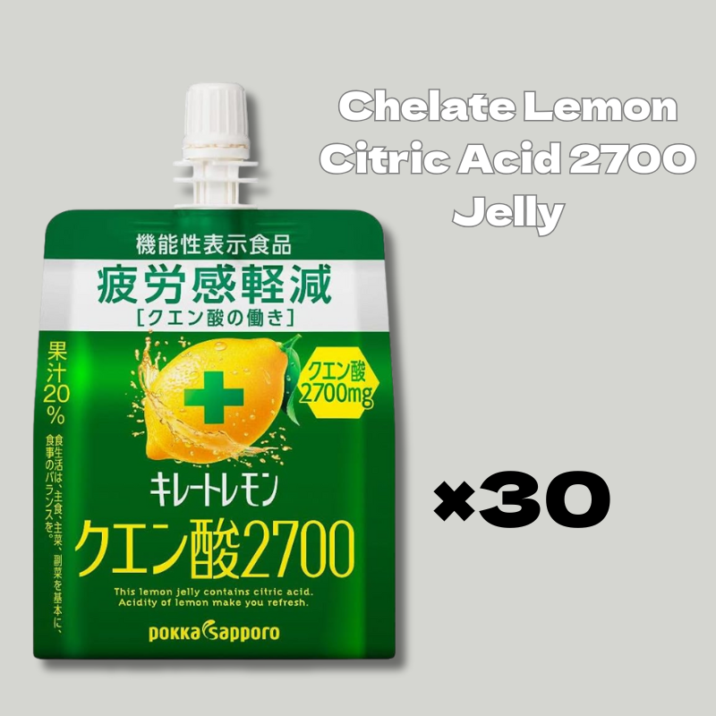 檸檬 Pokka Sapporo Chelate Lemon Citric Acid 2700 Jelly 165g x6