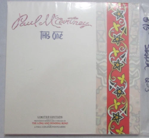 PAUL MCCARTNEY THIS ONE 45 RPM VINYL RECORD SEALED R1