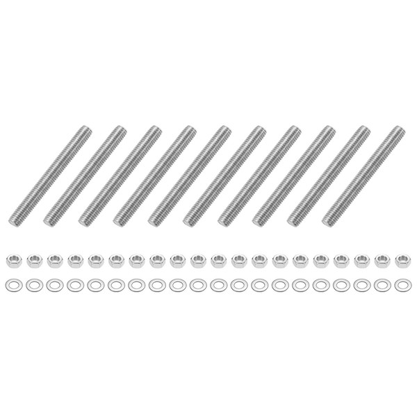 10Stk Vollgewindestange M8 X 70Mm 201 Edelstahl Rechtsgewinde Stangen-image