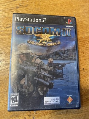 SOCOM II : Navy Seals (Sony PlayStation 2, 2003) Case And Manual Only