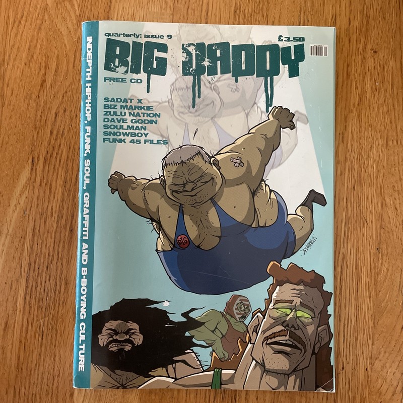 BIG DADDY Issue #9 UK rap magazine funk soul graffiti Sadat X Zulu Nation