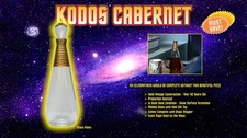 TREK KODOS CABERNET BOTTLE PROP BAR COSTUME TOS TV STAR SUPER BOOZY RARE
