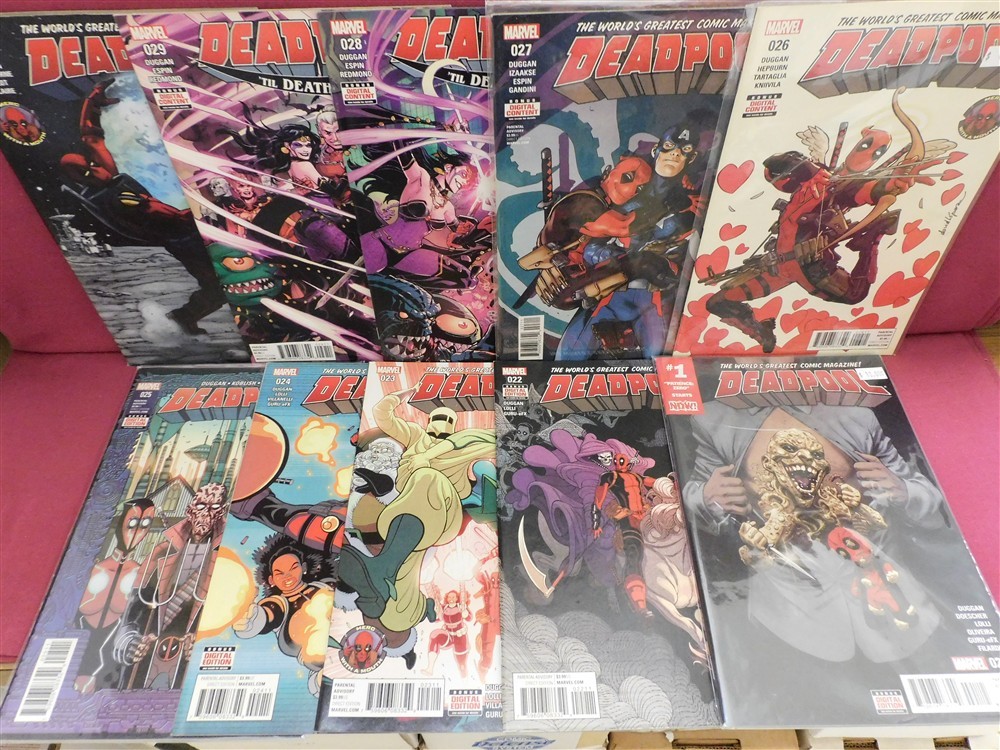 DEADPOOL 21 22 23 24 25 26 27 28 29 30 MARVEL COMIC RUN DUGGAN LOLLI 2016 VF/NM
