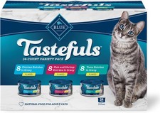 Blue Buffalo Tastefuls Flaked Wet Cat Food Variety 5.5 Ounce (Pack of 24)  6.21 per gallon