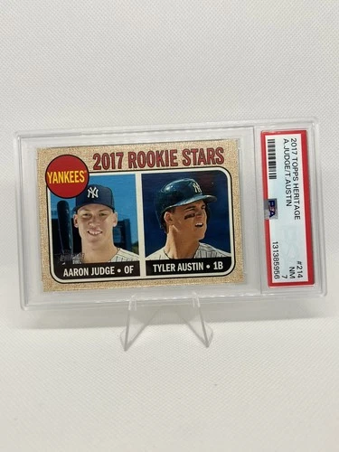 2017 Topps Heritage - Aaron Judge #214 (RC) PSA 7