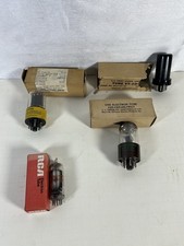 4 Vintage Vacuum tubes: Philco, RCA, Sperry, Sylvania