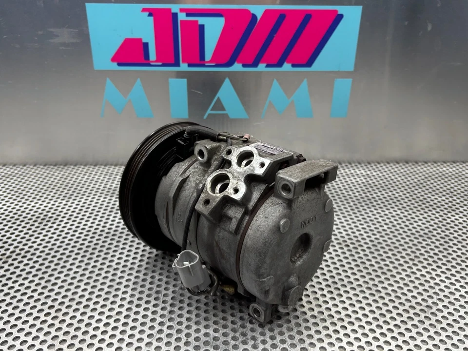 SXE10 1998-2005 TOYOTA ALTEZZA 3SGE VIGAS VVT-i compresor de aire acondicionado genuino OEM Foto 4 de 4