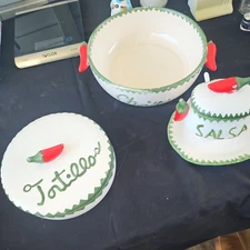 Salsa Party Chips Dip Chili Pepper Tumbler Set Mexican Food Football Game Day