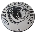 Vintage Mack Trucks Sign - Diesel Bulldog Auto Gas Pump Porcelain Sign