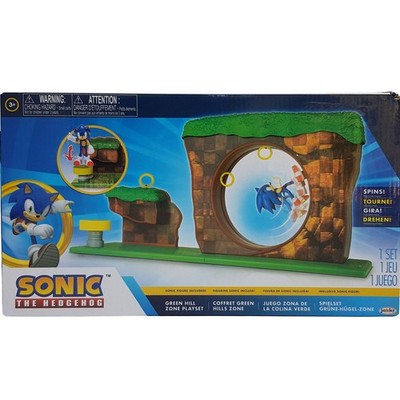 Sonic The Hedgehog Green Hill Zone Spielset mit Figur Spielzeug Set Loop Action Jakks