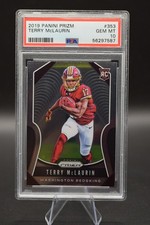 2019 Prizm Prizm Washingtons Terry McLaurin #353 RC Rookie CARD PSA 10 GEM MINT. rookie card picture