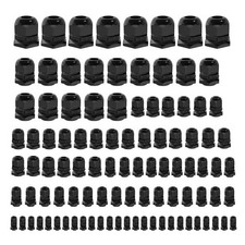 Cable Glands 100 pcs Cable Gland Waterproof joints, Adjustable Black 325mm Wa...