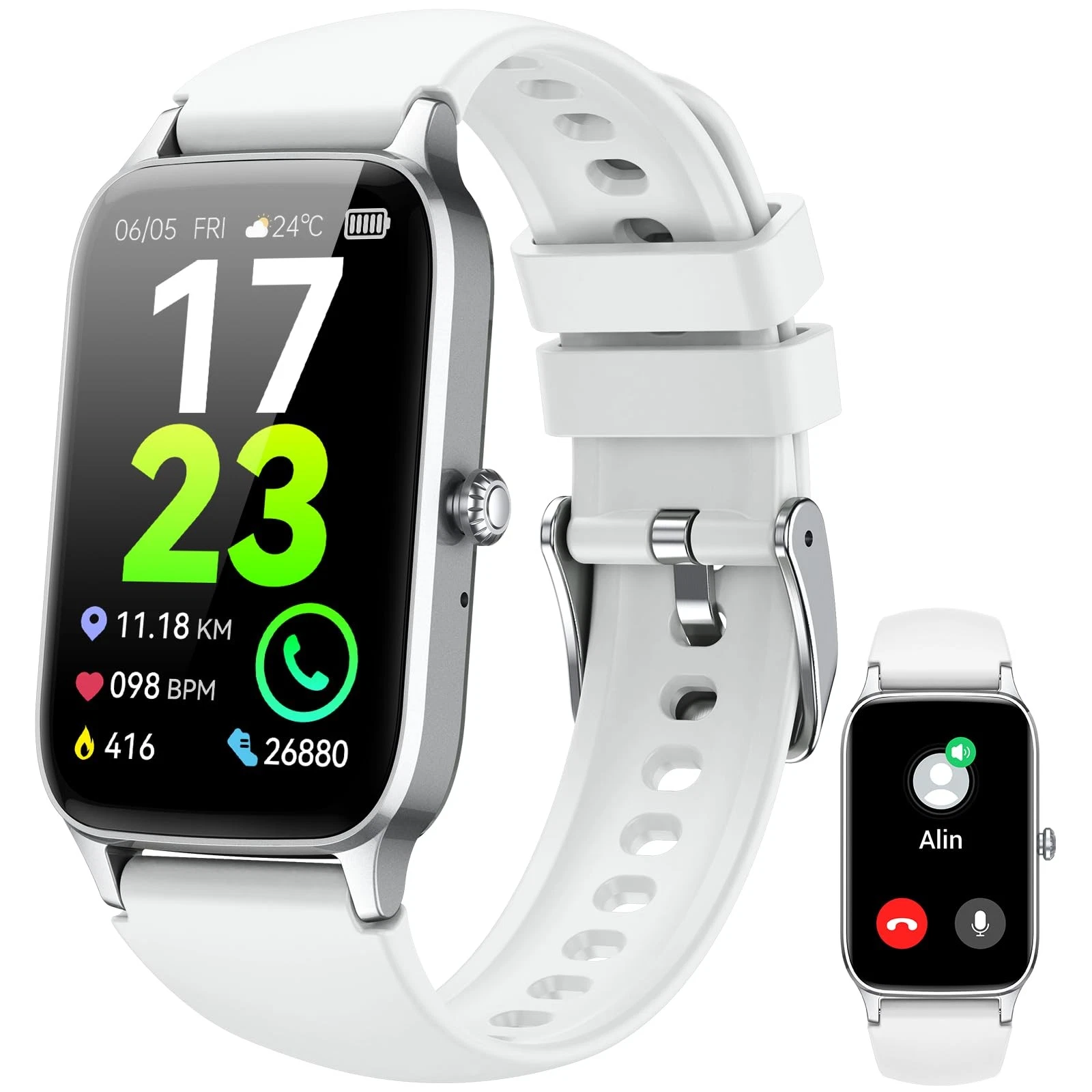 (Answer/Make ), 2025 New Fitness Tracker for Men 1.57” HD Fitness , Heart Rat...